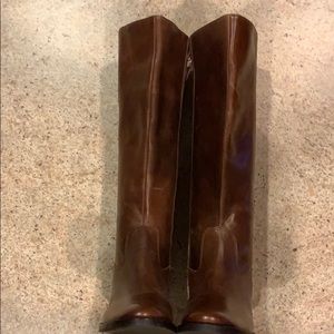 Matisse 6 m Becky brown leather tall riding boots